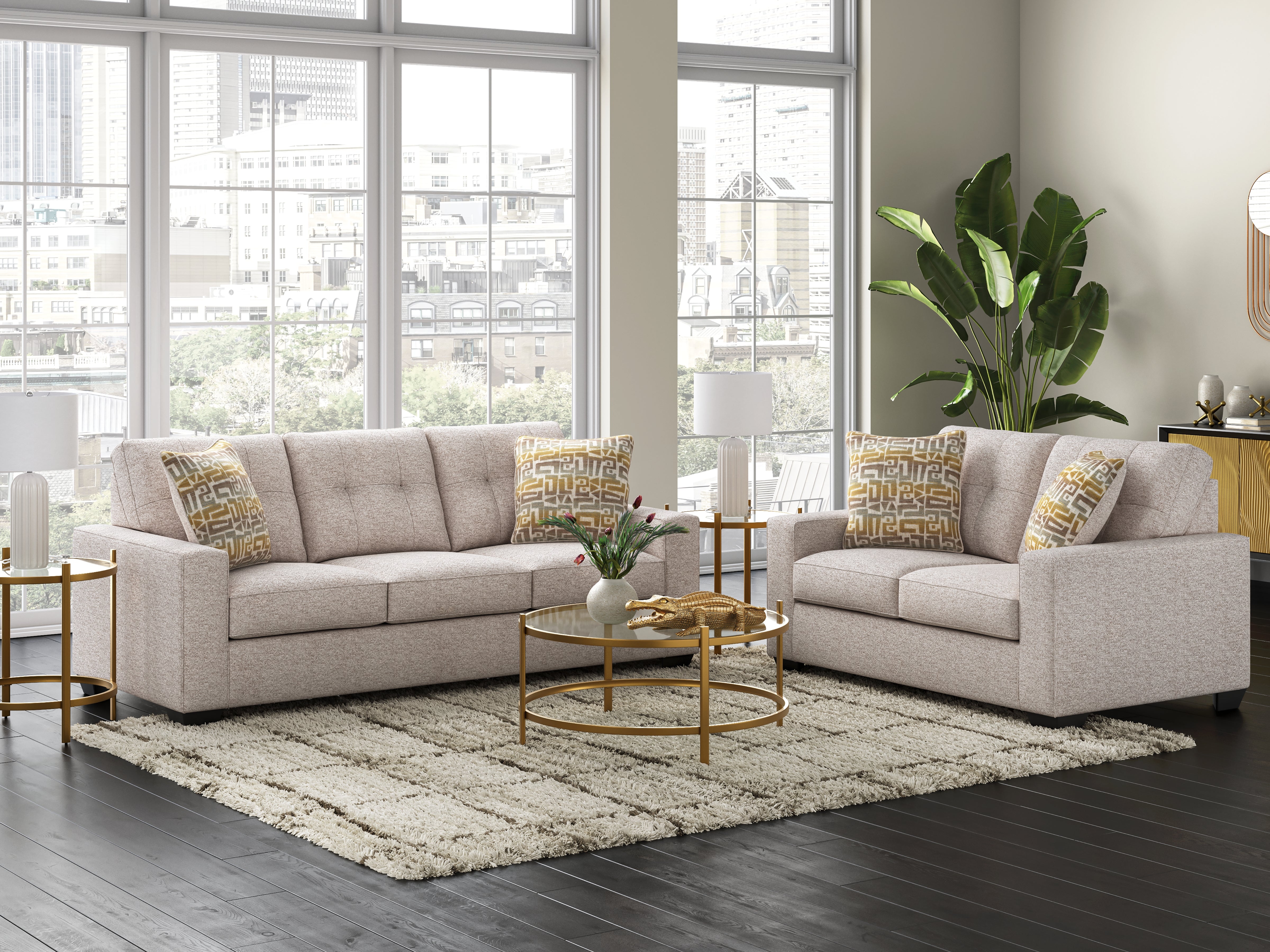 Diamond Furniture - Ashley Furniture - Larimer Sofa and Loveseat - Sofa and Loveseat - PC29203U1