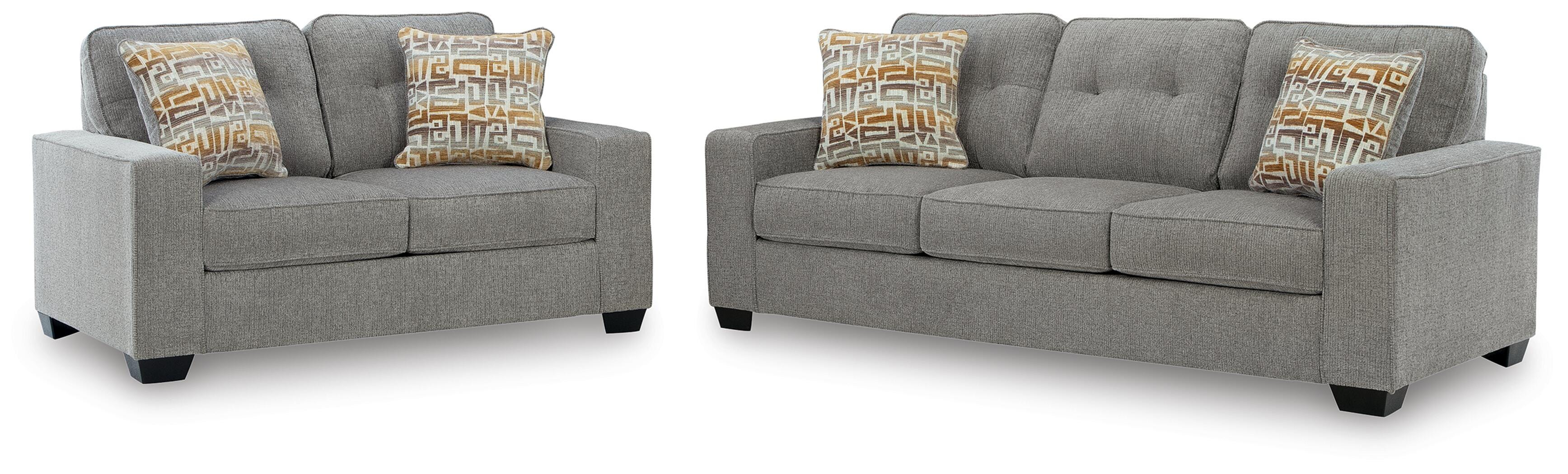 Diamond Furniture - Ashley Furniture - Larimer Queen Sofa Sleeper and Loveseat - Queen Sofa Sleeper and Loveseat - PC29204U2