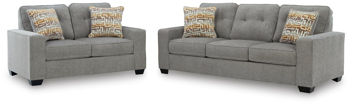 Diamond Furniture - Ashley Furniture - Larimer Queen Sofa Sleeper and Loveseat - Queen Sofa Sleeper and Loveseat - PC29204U2