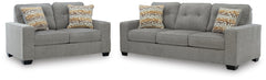 Diamond Furniture - Ashley Furniture - Larimer Queen Sofa Sleeper and Loveseat - Queen Sofa Sleeper and Loveseat - PC29204U2