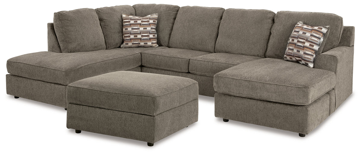 Diamond Furniture - Ashley Furniture - O'Phannon 2-Piece Sectional and Ottoman - 2-Piece Sectional and Ottoman - 29402U1