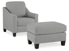 Adlai Chair and Ottoman