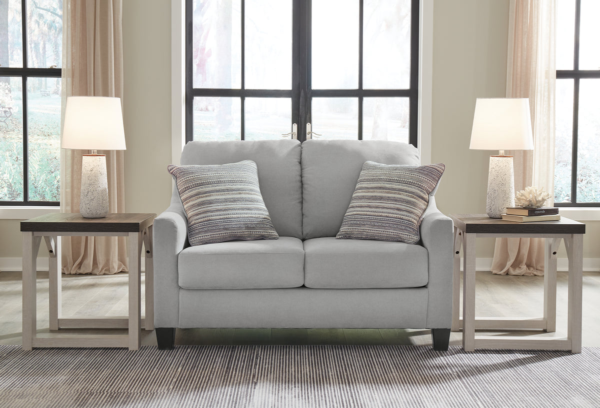 Diamond Furniture - Ashley Furniture - Adlai Living Room - Queen Sofa Sleeper / Shadow - 3010339