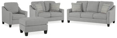 Diamond Furniture - Ashley Furniture - Adlai Sofa, Loveseat, Chair and Ottoman - Sofa, Loveseat, Chair and Ottoman - 30103U3