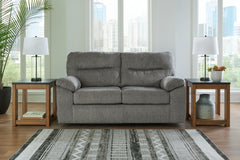 Diamond Furniture - Ashley Furniture - Bindura Living Room - Glider Loveseat / Mineral - 3030578