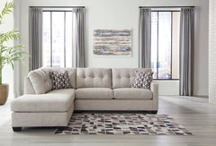 Diamond Furniture - Ashley Furniture - Mahoney 2-Piece Sectional with Chaise - RAF 2-Piece Sectional with Chaise / Pebble - 31004S1