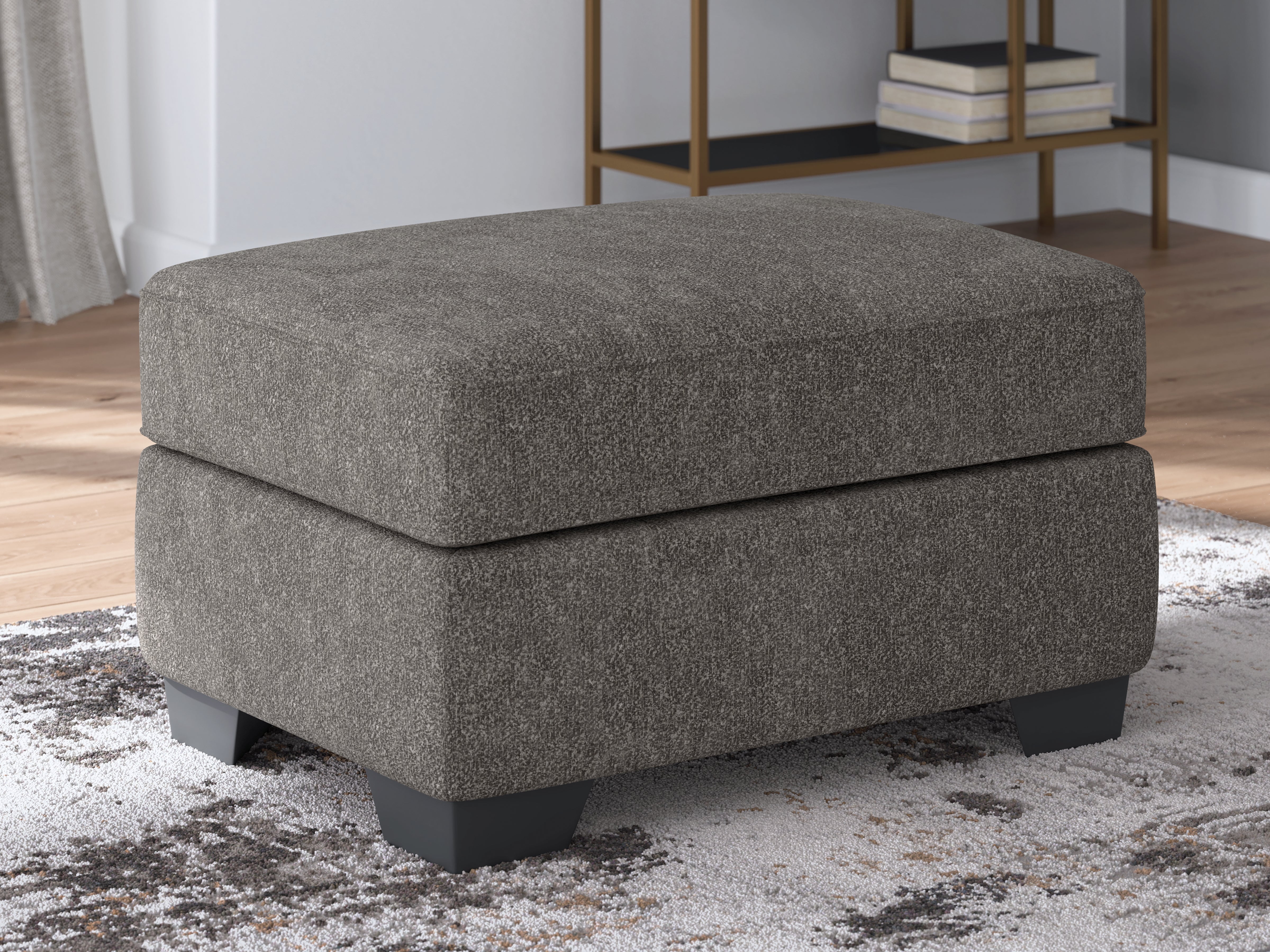 Diamond Furniture - Ashley Furniture - Olten Living Room - Ottoman / Graphite - 3130514