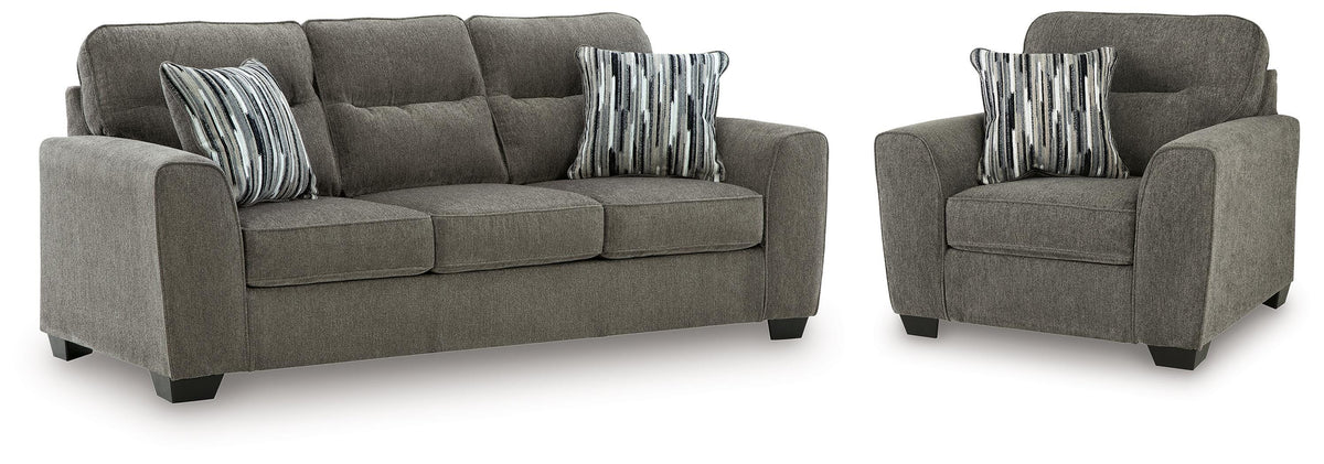 Diamond Furniture - Ashley Furniture - Olten Sofa and Oversized Chair - Sofa and Oversized Chair - 31305U4