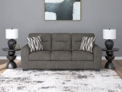 Diamond Furniture - Ashley Furniture - Olten Living Room - Chair and a Half / Graphite - 3130523
