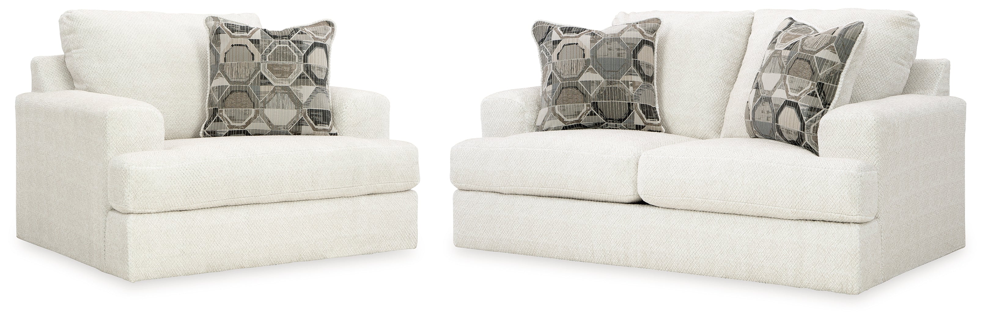 Diamond Furniture - Ashley Furniture - Karinne Loveseat and Chair - Loveseat and Chair - 31403U2