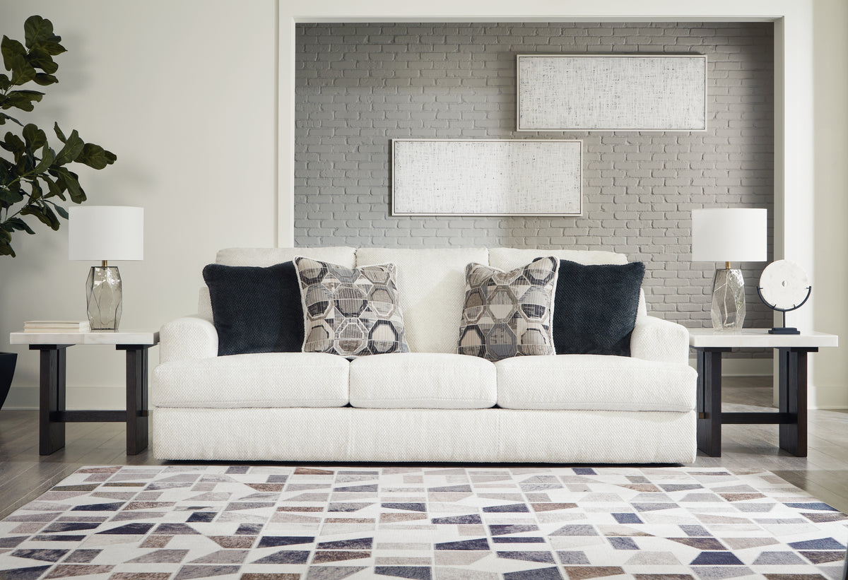 Diamond Furniture - Ashley Furniture - Karinne Sofa - Sofa / Linen - 3140338