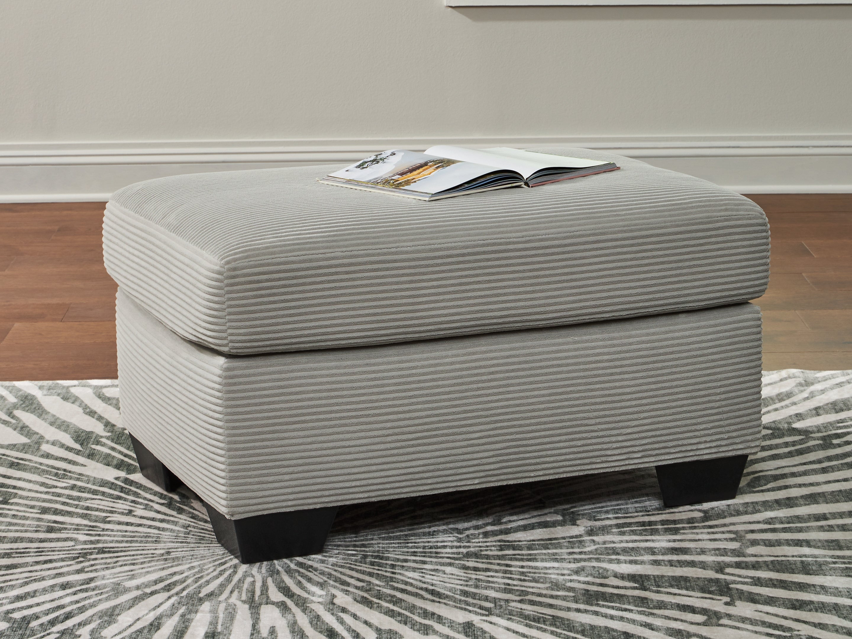 Diamond Furniture - Ashley Furniture - Greenbriar Living Room - Ottoman / Smoke - PC3200514