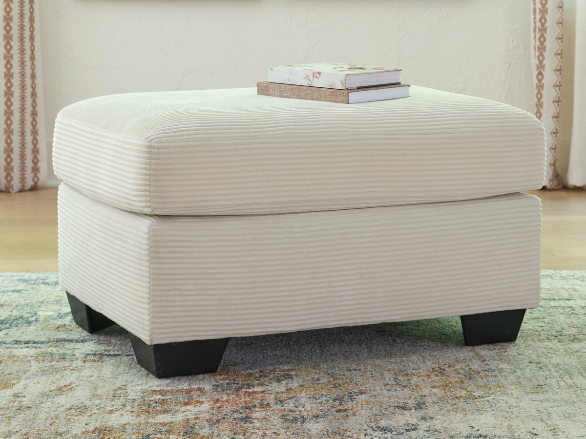 Diamond Furniture - Ashley Furniture - Greenbriar Ottoman - Ottoman / Ivory - PC3200614