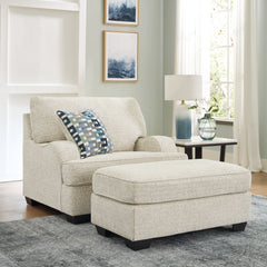 Diamond Furniture - Ashley Furniture - Brebryan Oversized Chair and Ottoman - Oversized Chair and Ottoman - 34401U3