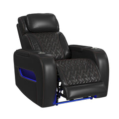 P3 Recliner With LED And Wireless Charger Pocket