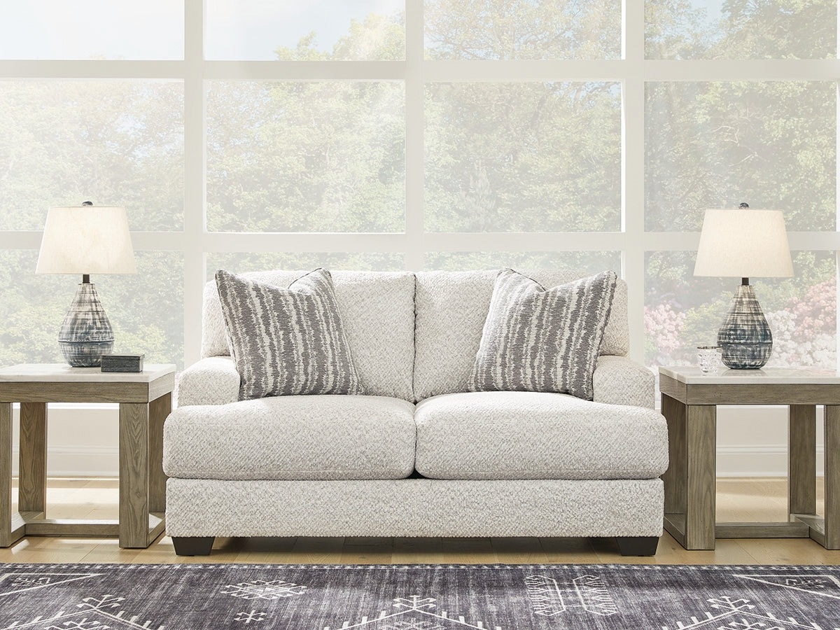 Diamond Furniture - Ashley Furniture - Brebryan Living Room - Loveseat / Flannel - 3440135