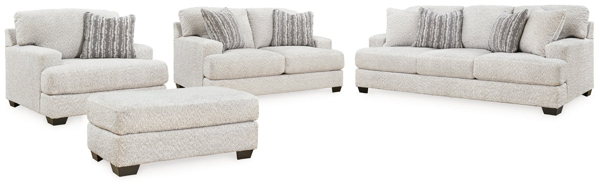 Diamond Furniture - Ashley Furniture - Brebryan Sofa, Loveseat, Oversized Chair and Ottoman - Sofa, Loveseat, Oversized Chair and Ottoman - 34401U4
