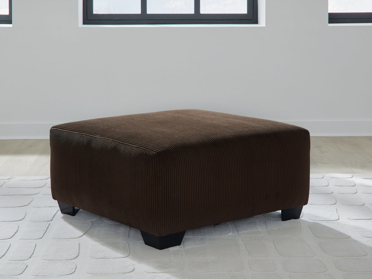 Diamond Furniture - Ashley Furniture - Kimlee Living Room - Oversized Accent Ottoman / Chocolate - PC3560308