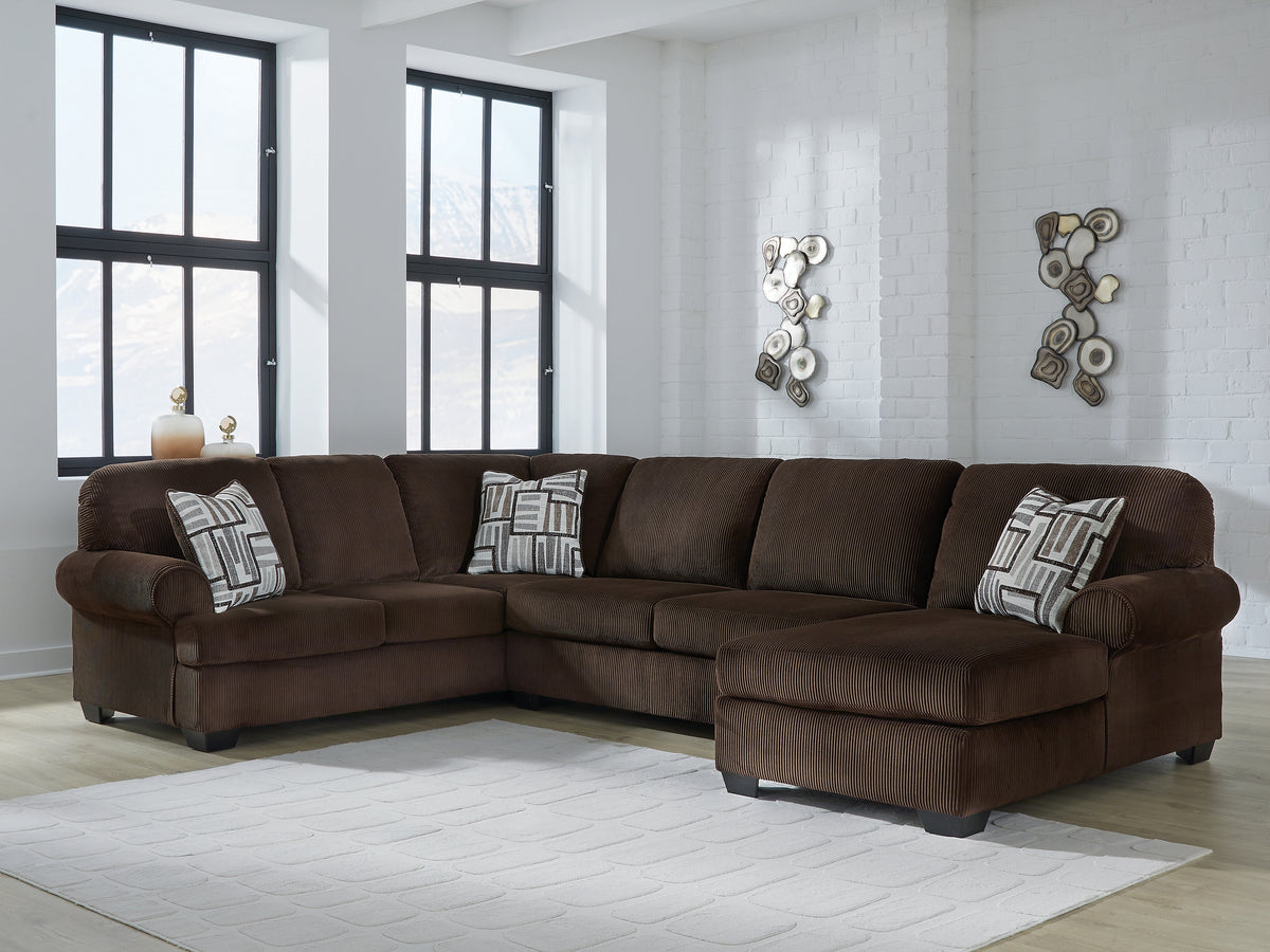 Diamond Furniture - Ashley Furniture - Kimlee 3-Piece Sectional with Chaise - LAF 3-Piece Sectional with Chaise - PC35603S2