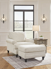 Diamond Furniture - Ashley Furniture - Valerani Chair and Ottoman - Chair and Ottoman - 35702U2