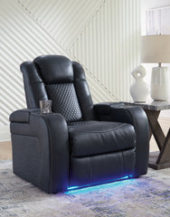 Diamond Furniture - Ashley Furniture - Fyne-Dyme Living Room - PWR REC Loveseat/CON/ADJ HDRST / Shadow - 3660218