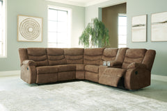 Diamond Furniture - Ashley Furniture - Partymate 2-Piece Reclining Sectional - 2-Piece Reclining Sectional / Brindle - 36902S1
