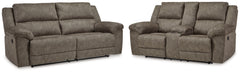 Laresview Reclining Sofa and Loveseat