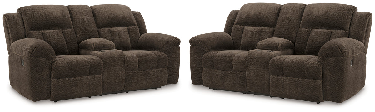 Diamond Furniture - Ashley Furniture - Frohn Set of 2 Reclining Loveseats - Set of 2 Reclining Loveseats - 37407U5