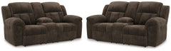 Diamond Furniture - Ashley Furniture - Frohn Set of 2 Reclining Loveseats - Set of 2 Reclining Loveseats - 37407U5