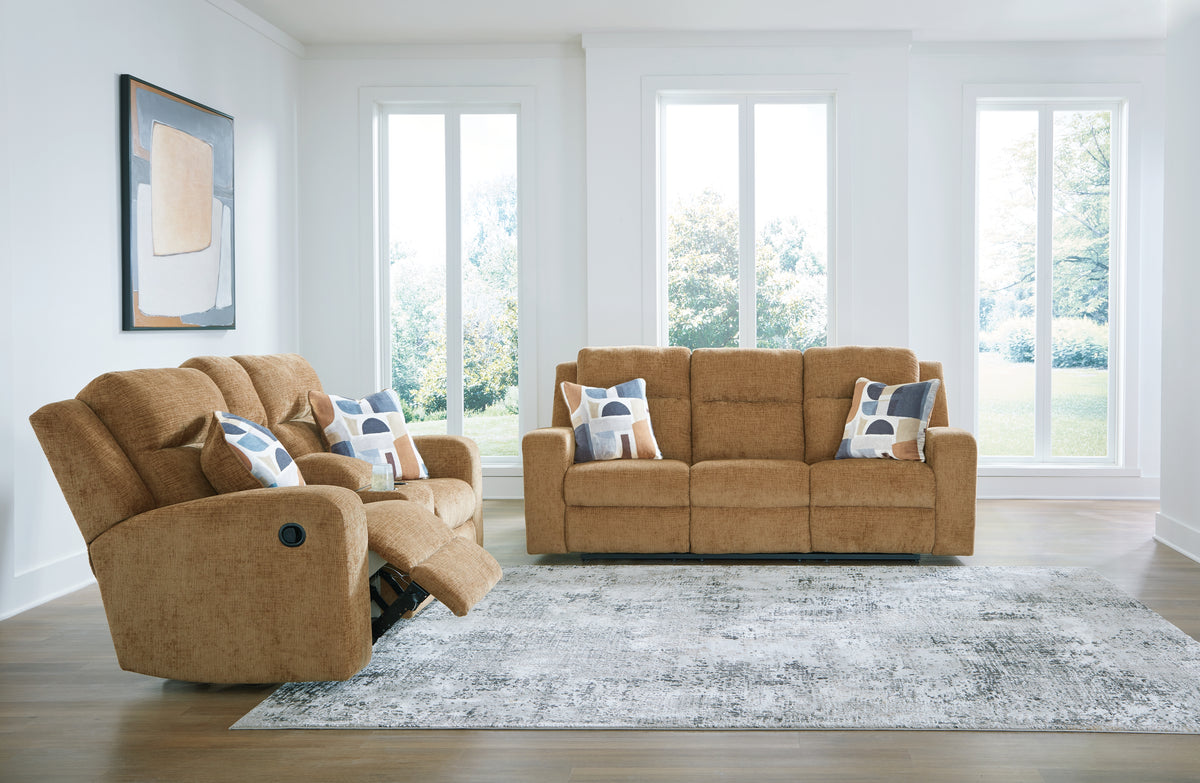 Diamond Furniture - Ashley Furniture - Kanlow Reclining Sofa and Loveseat - Reclining Sofa and Loveseat - 38605U1
