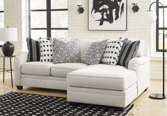 Diamond Furniture - Ashley Furniture - Huntsworth 2-Piece Sectional with Chaise - RAF 2-Piece Sectional with Chaise / Dove Gray - 39702S2