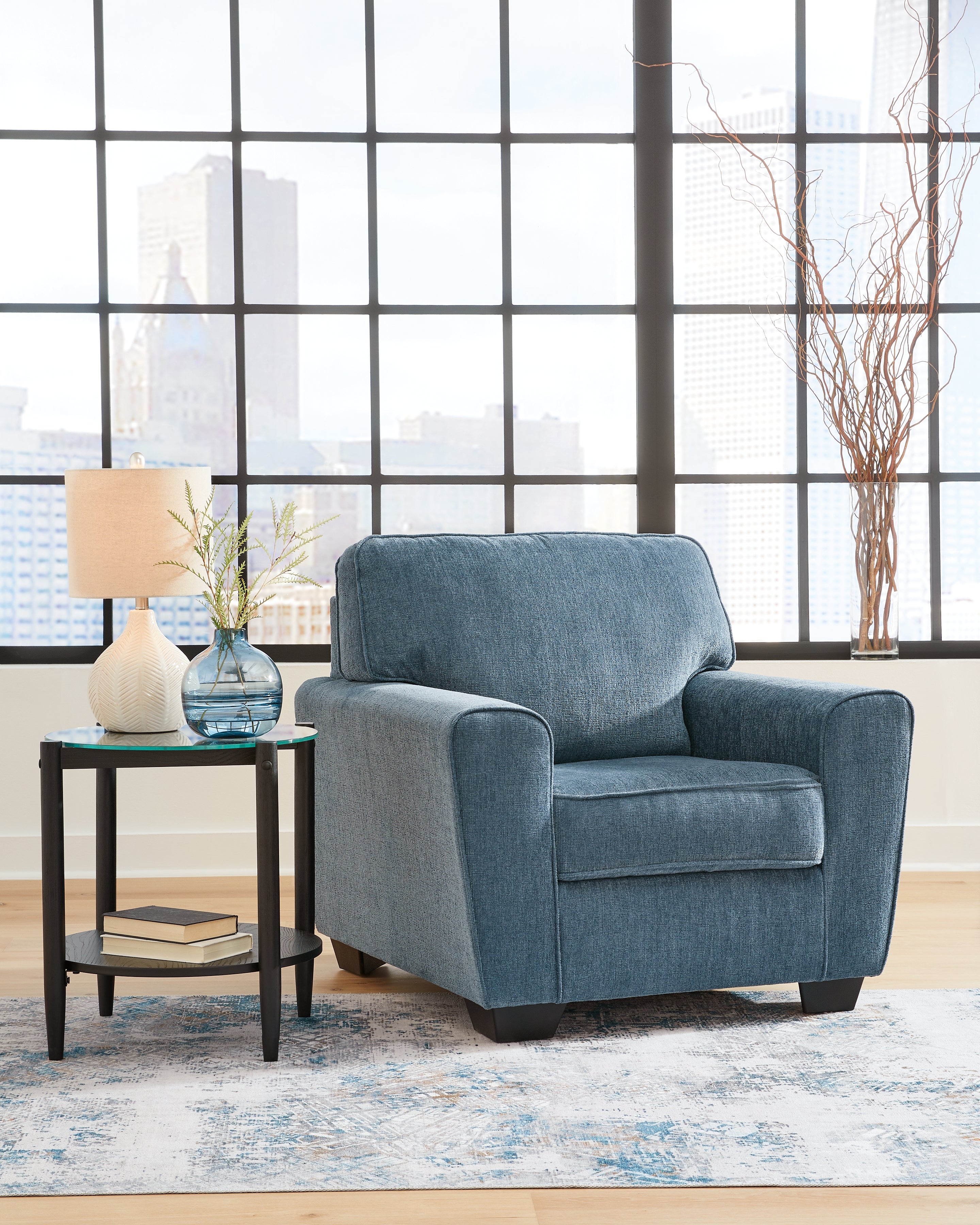 Diamond Furniture - Ashley Furniture - Cashton Living Room - Chair / Blue - 4060520