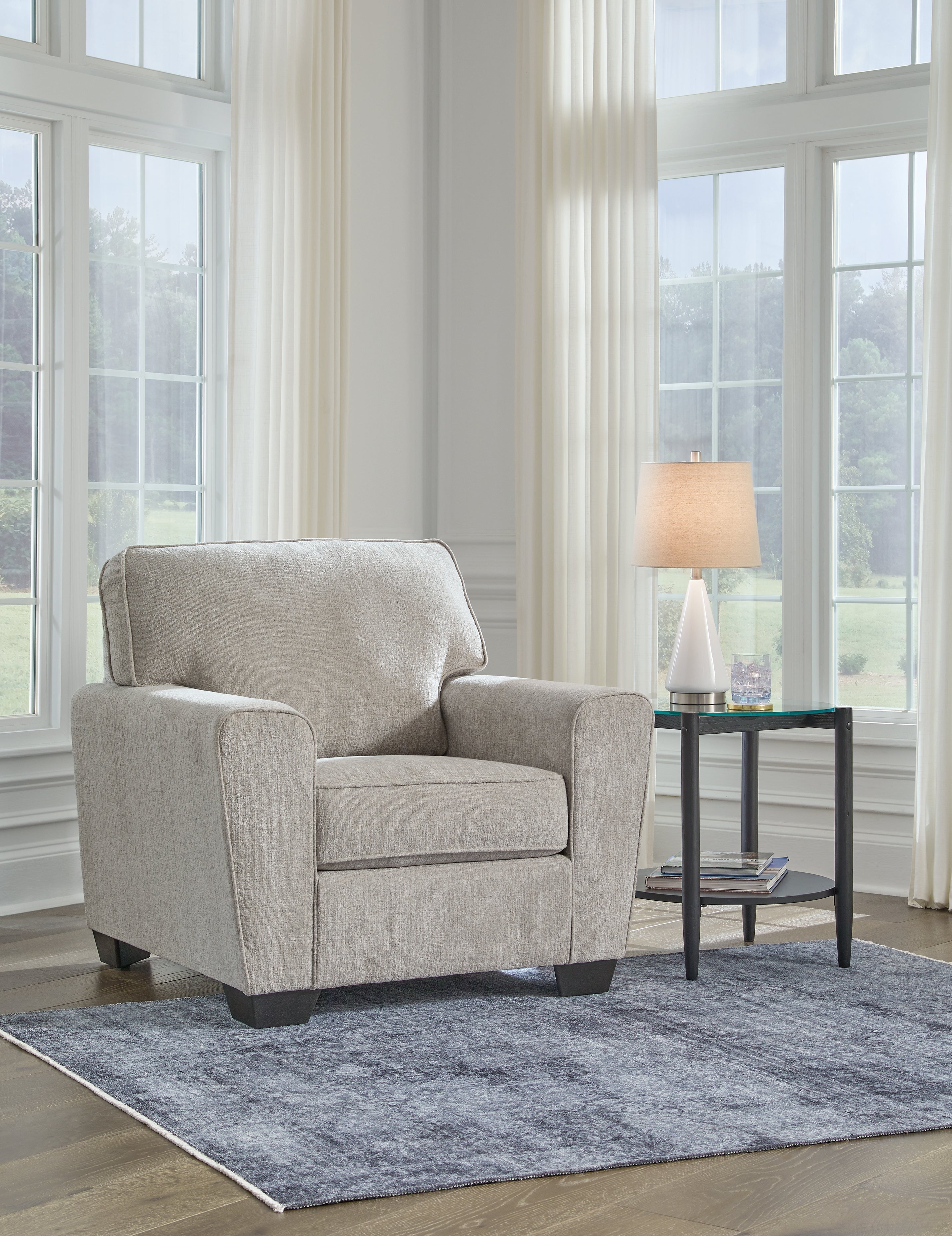 Diamond Furniture - Ashley Furniture - Cashton Living Room - Chair / Ice - 4060620