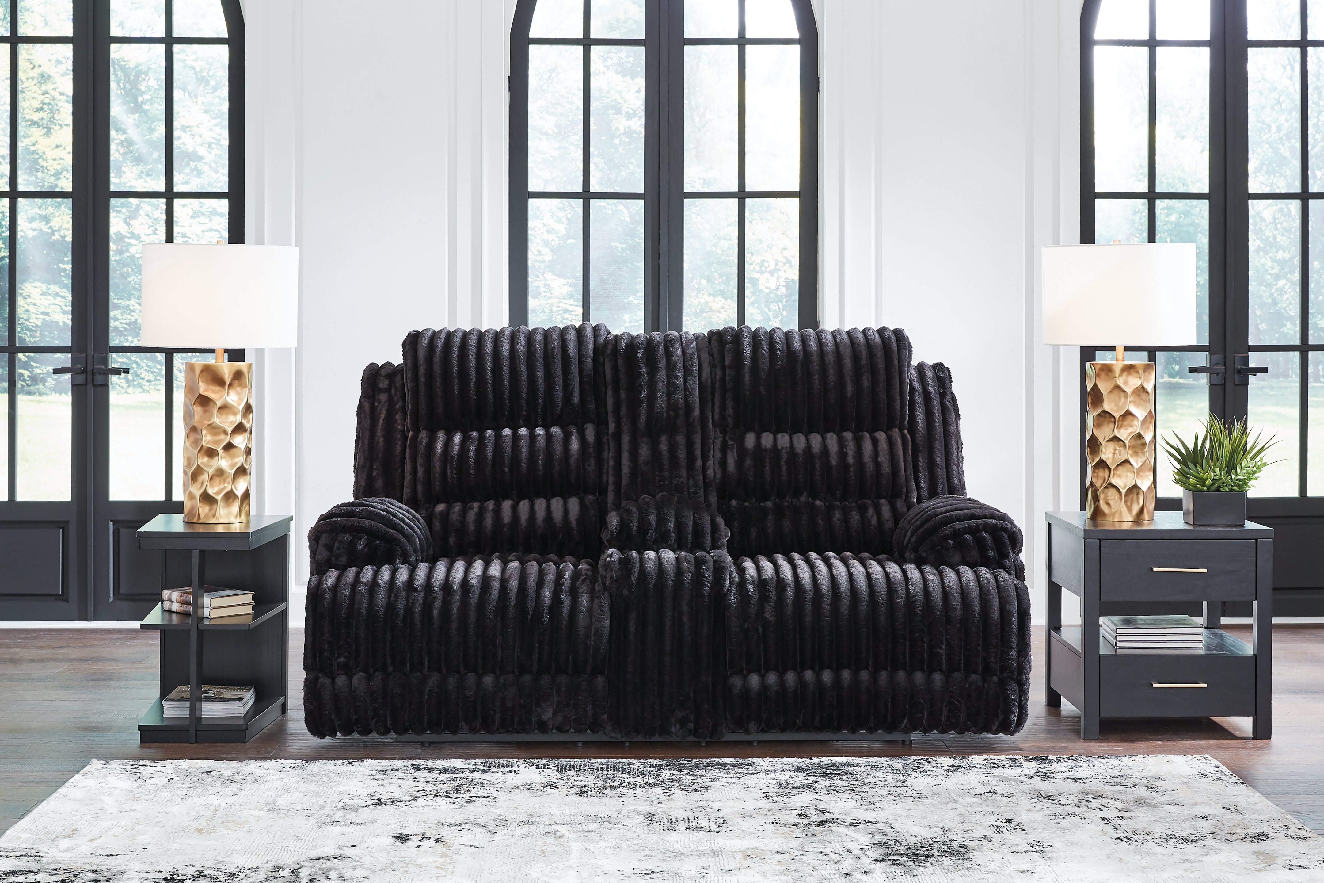 Rhine Falls Power Reclining Sofa and Loveseat