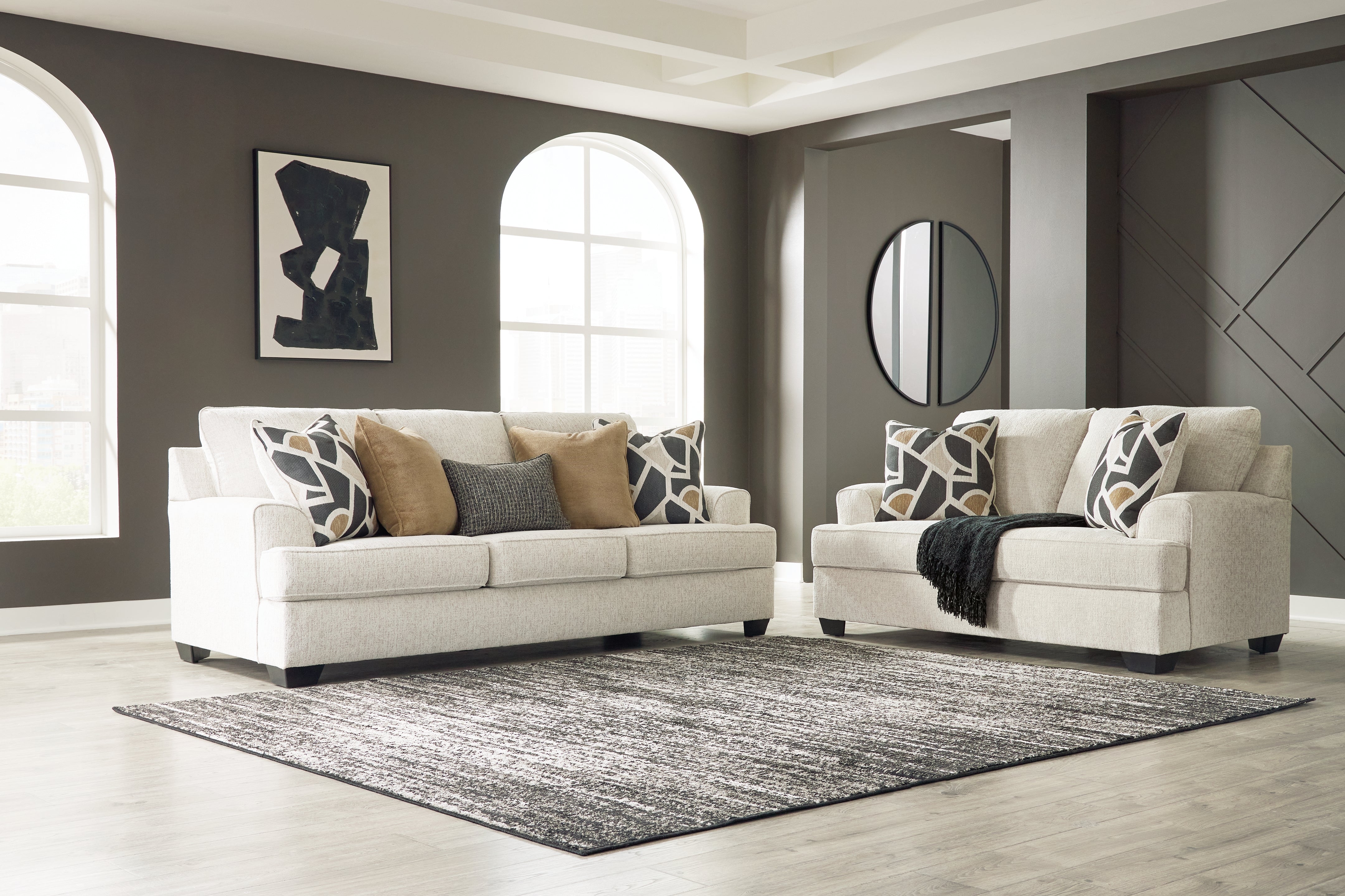 Diamond Furniture - Ashley Furniture - Heartcort Sofa and Loveseat - Sofa and Loveseat - 44604U2