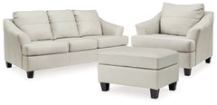Diamond Furniture - Ashley Furniture - Genoa Queen Sofa Sleeper, Oversized Chair and Ottoman - Queen Sofa Sleeper, Oversized Chair and Ottoman - 47704U8