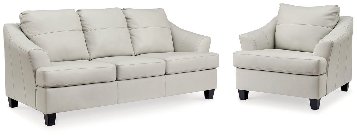 Diamond Furniture - Ashley Furniture - Genoa Sofa and Oversized Chair - Sofa and Oversized Chair - 47704U7