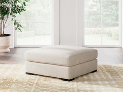 Diamond Furniture - Ashley Furniture - Donelson Creek Living Room - Oversized Accent Ottoman / Vanilla - 4800208
