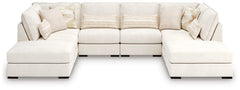 Diamond Furniture - Ashley Furniture - Donelson Creek 6-Piece Sectional and Ottoman - 6-Piece Sectional and Ottoman - 48002U2