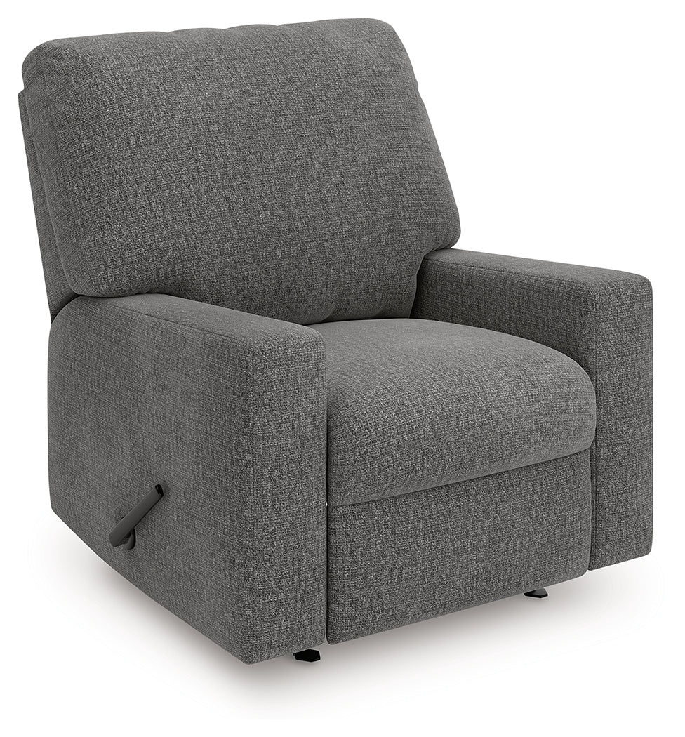 Diamond Furniture - Ashley Furniture - Newellen Living Room - Rocker Recliner / Greystone - 4840525