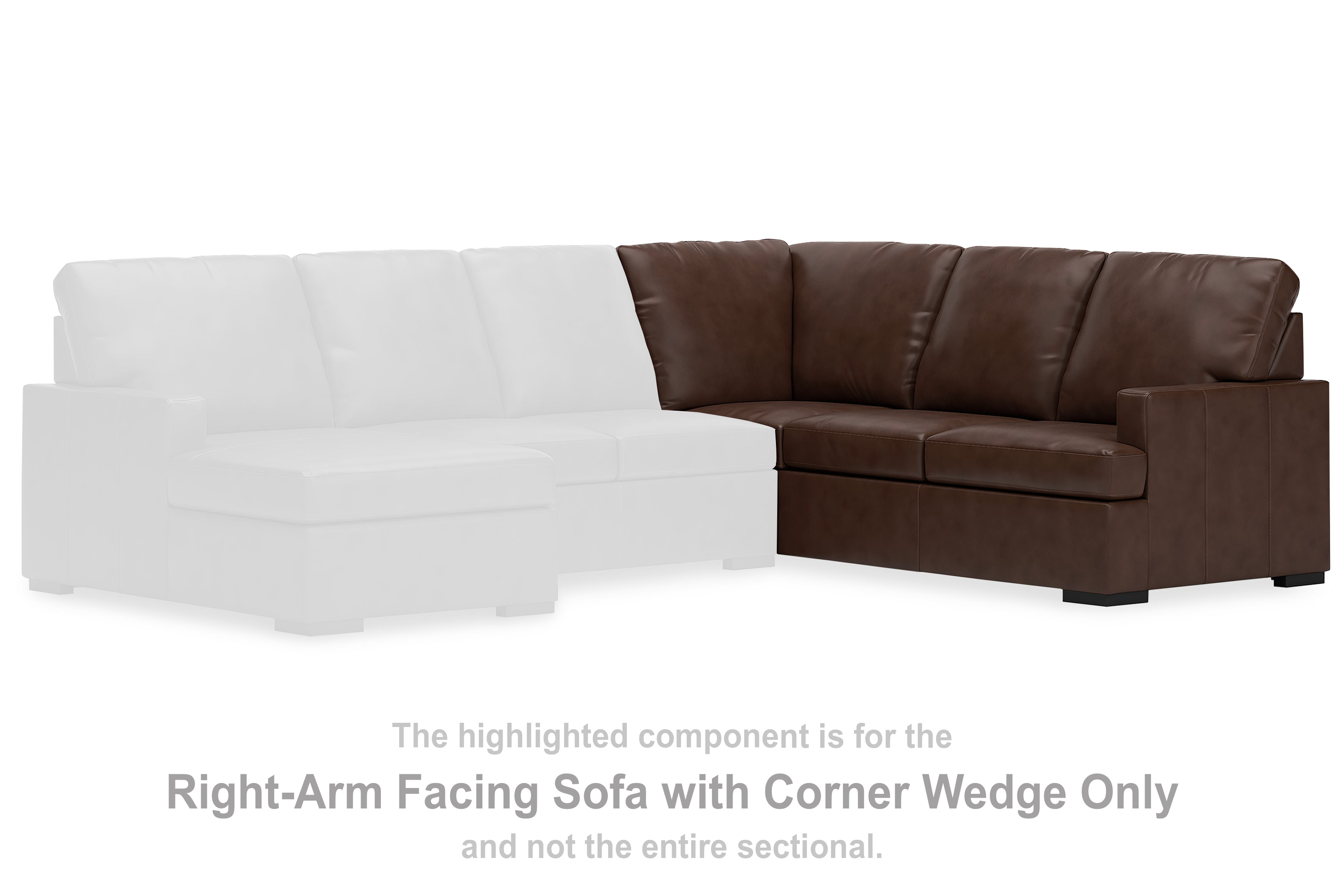 Diamond Furniture - Ashley Furniture - McDowlan Sectional - RAF Sofa w/Corner Wedge / Coffee - PC4850449