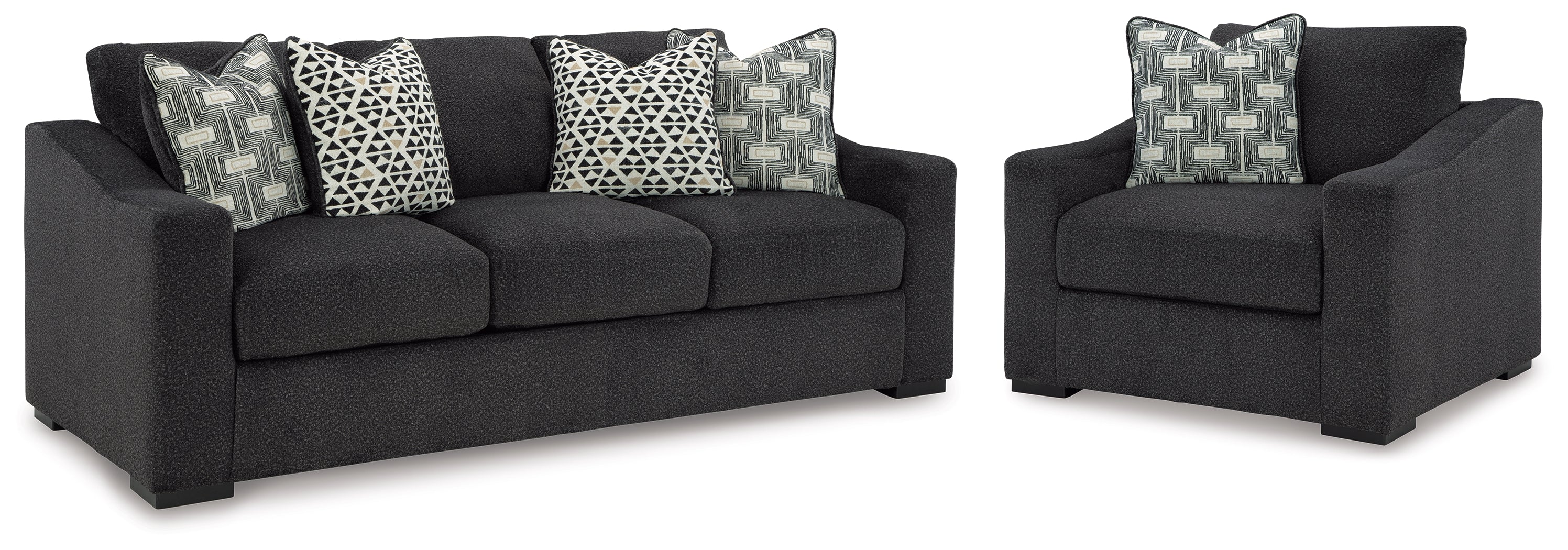 Diamond Furniture - Ashley Furniture - Wryenlynn Sofa and Oversized Chair - Sofa and Oversized Chair - 49405U4