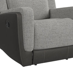 Motion Glider Recliner in Rancho Grey