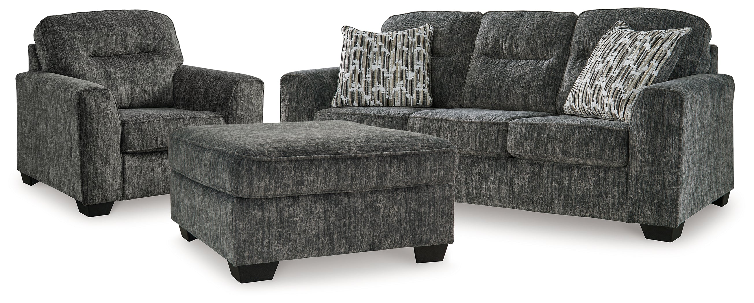 Diamond Furniture - Ashley Furniture - Lonoke Sofa, Oversized Chair and Ottoman - Sofa, Oversized Chair and Ottoman - 50504U14