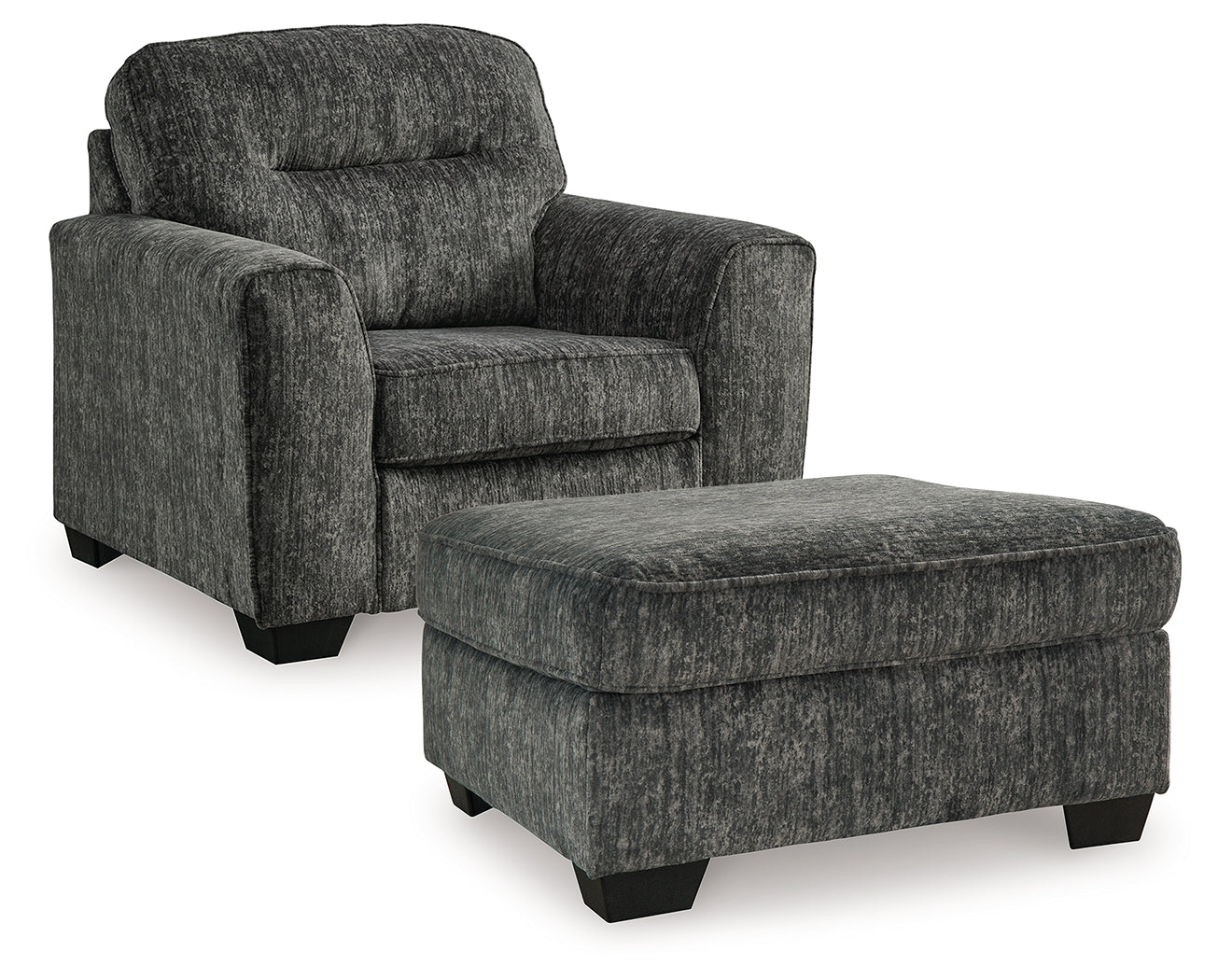 Diamond Furniture - Ashley Furniture - Lonoke Chair and Ottoman - Chair and Ottoman - 50504U12