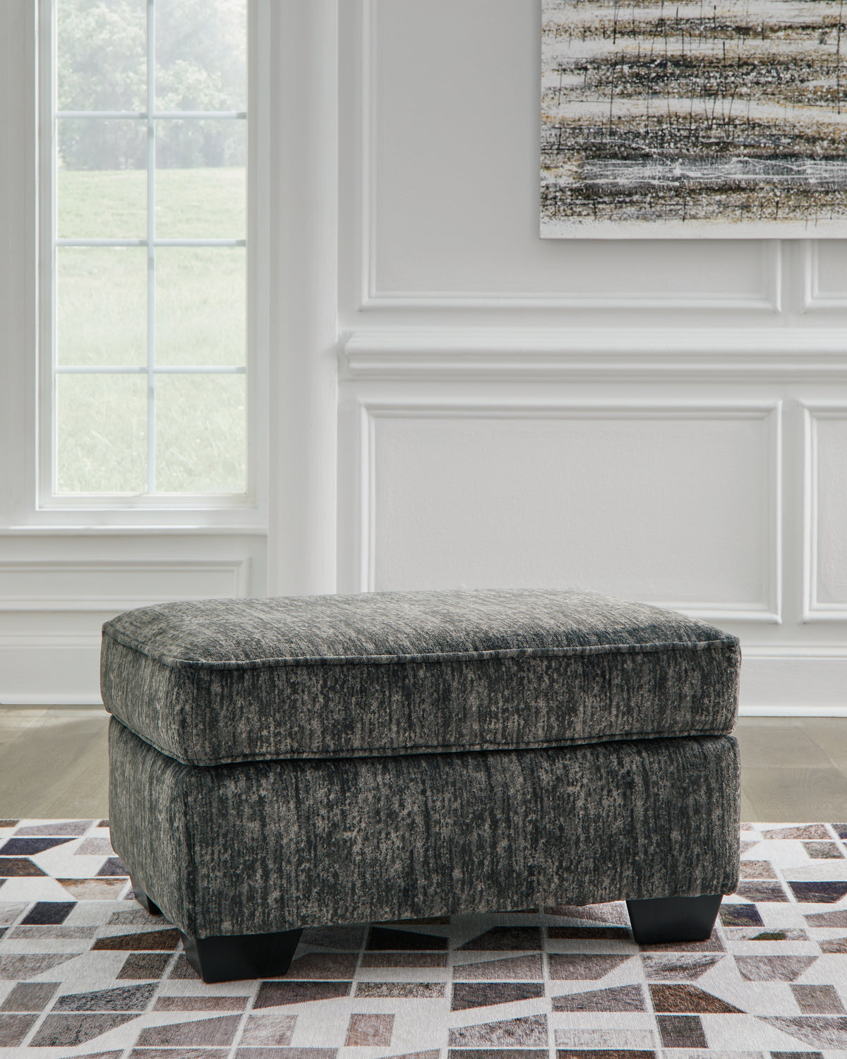Diamond Furniture - Ashley Furniture - Lonoke Living Room - Sofa / Gunmetal - 5050438