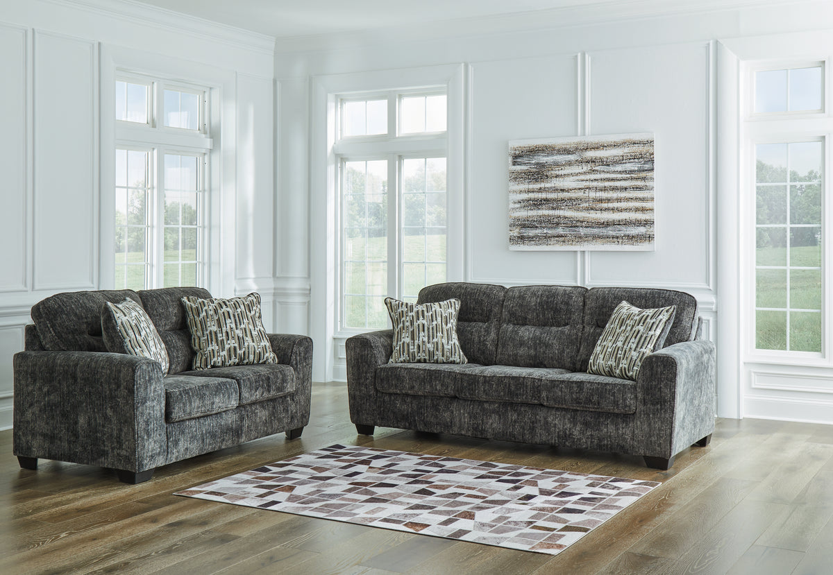 Diamond Furniture - Ashley Furniture - Lonoke Sofa and Loveseat - Sofa and Loveseat - 50504U1