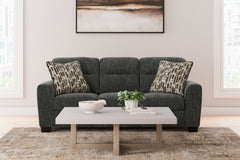 Diamond Furniture - Ashley Furniture - Lonoke Sofa - Sofa / Gunmetal - 5050438