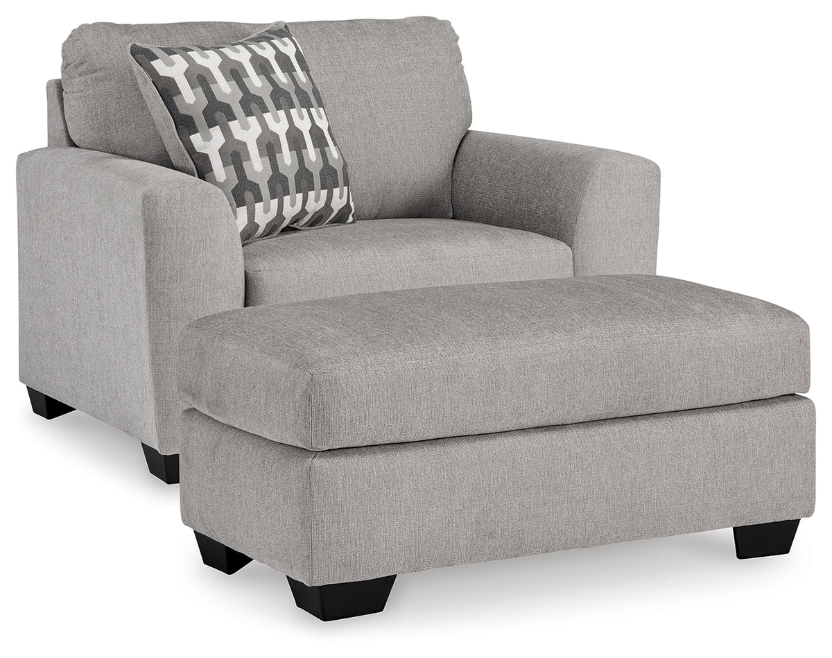 Diamond Furniture - Ashley Furniture - Avenal Park Oversized Chair and Ottoman - Oversized Chair and Ottoman - 50805U1