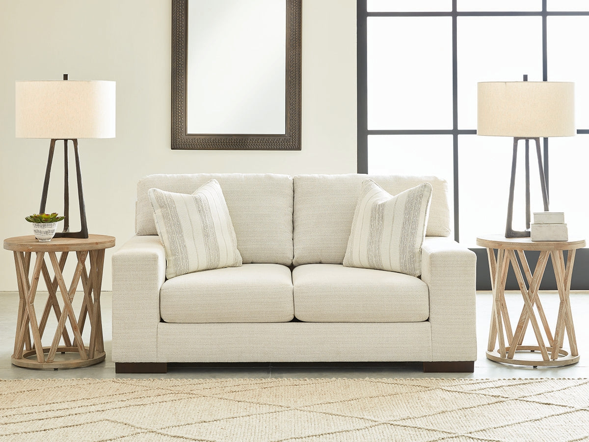 Diamond Furniture - Ashley Furniture - Maggie Living Room - Loveseat / Birch - 5200335